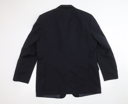 vincent pelle Mens Blue   Jacket Suit Jacket Size 44