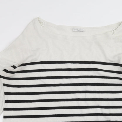 Womens UK Size M Jaqueline de Yong White Basic T-Shirt