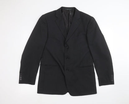 Mens UK Size 38 Taylor & Wright Regular Black Suit Jacket
