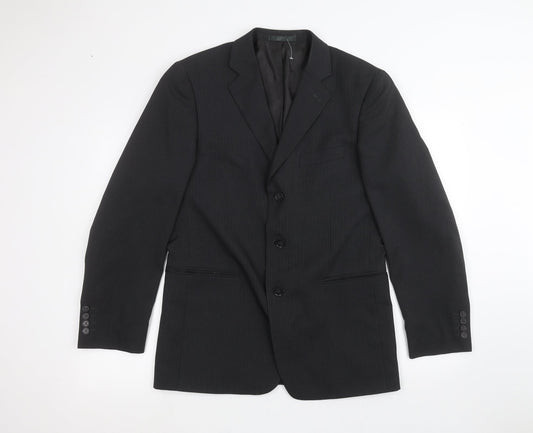 Mens UK Size 38 Taylor & Wright Regular Black Suit Jacket