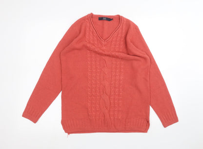 EWM Womens Pink   Pullover Jumper Size S