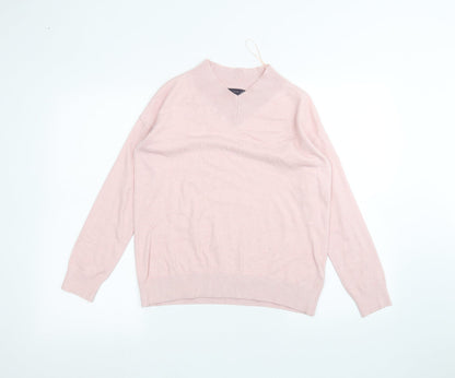 Marks and Spencer Womens Pink   Basic T-Shirt Size XS
