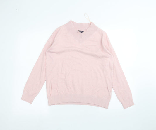 Marks and Spencer Womens Pink   Basic T-Shirt Size XS