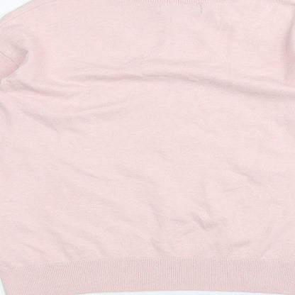 Marks and Spencer Womens Pink   Basic T-Shirt Size XS