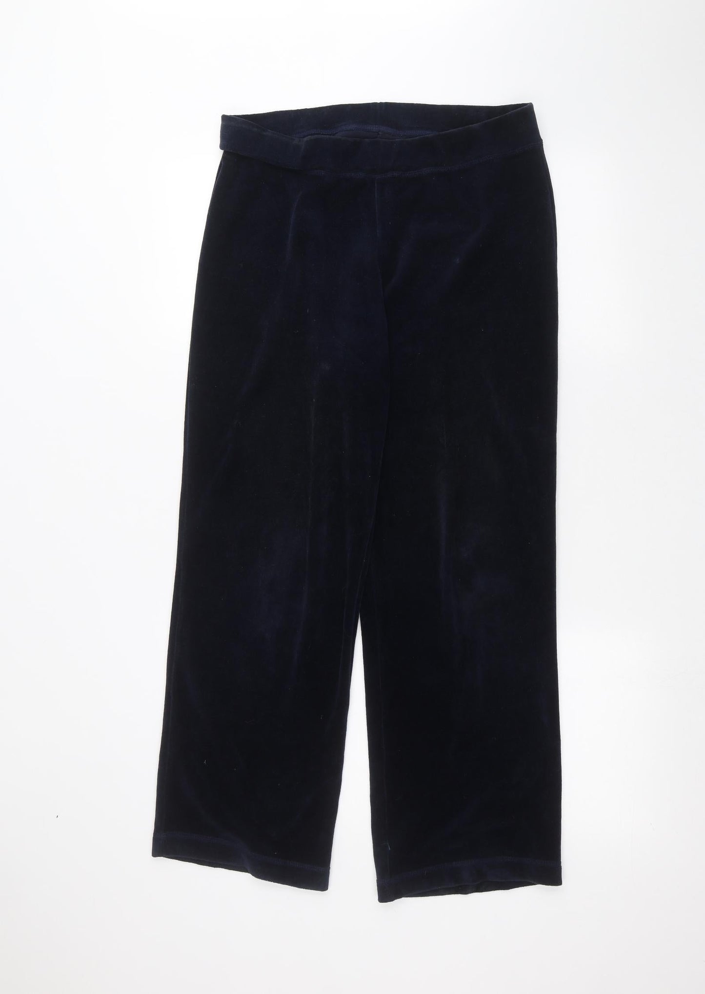 Womens UK Size 10 Marks and Spencer Regular Fit  Blue Trousers