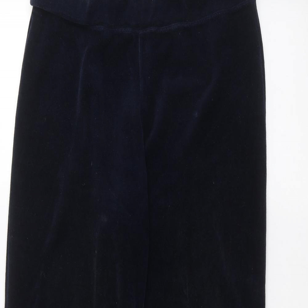 Womens UK Size 10 Marks and Spencer Regular Fit  Blue Trousers