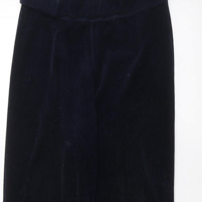 Womens UK Size 10 Marks and Spencer Regular Fit  Blue Trousers