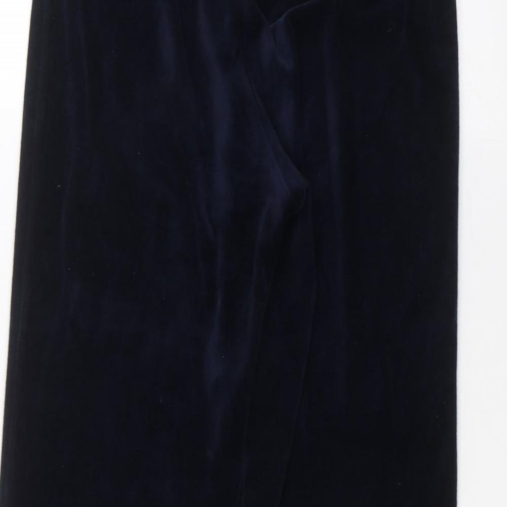 Womens UK Size 10 Marks and Spencer Regular Fit  Blue Trousers