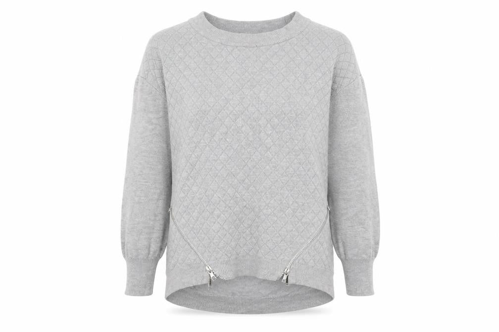 Womens UK Size 8 Mandi Grey Pullover Jumper