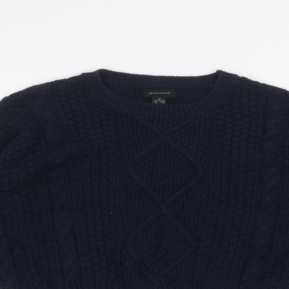 Womens UK Size 8 Atmosphere Blue Pullover Jumper