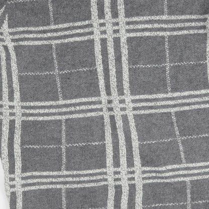 Womens UK Size L Mia Moda Grey Cardigan Jumper