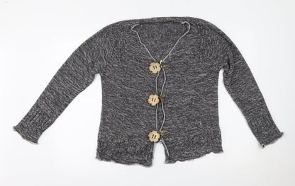 jasmine Womens Grey   Cardigan Jumper One Size