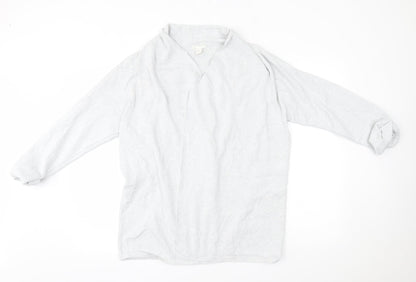 Womens UK Size M H&M Grey Cardigan Jumper