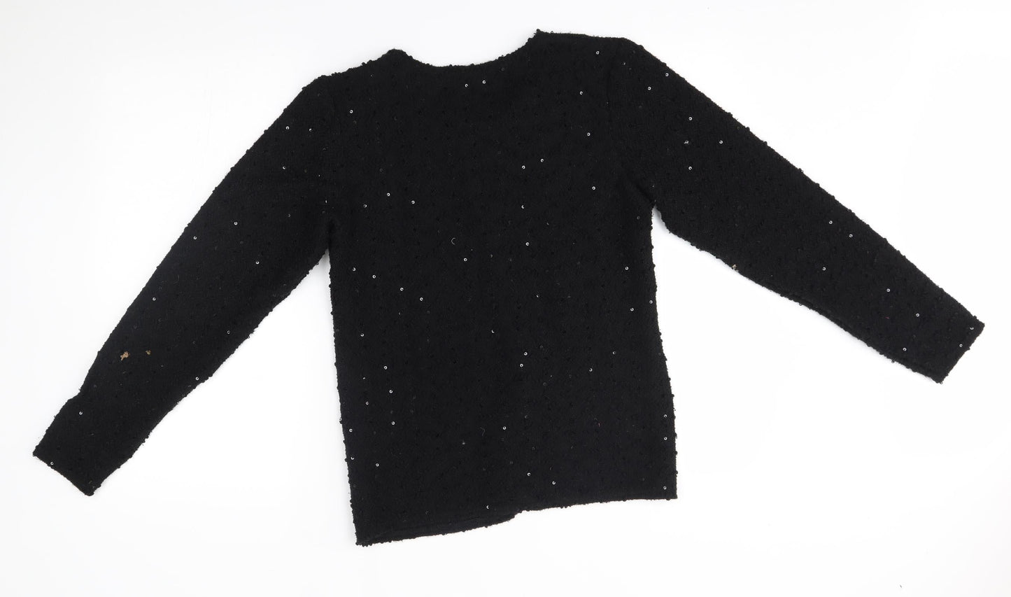 Womens UK Size 12 Select Black Cardigan Jumper