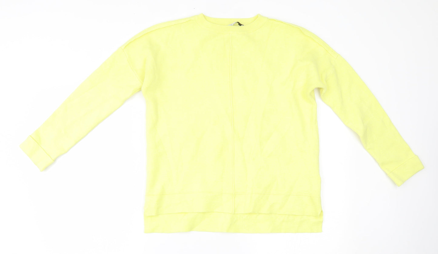Womens UK Size 10 NEXT Yellow Pullover Jumper
