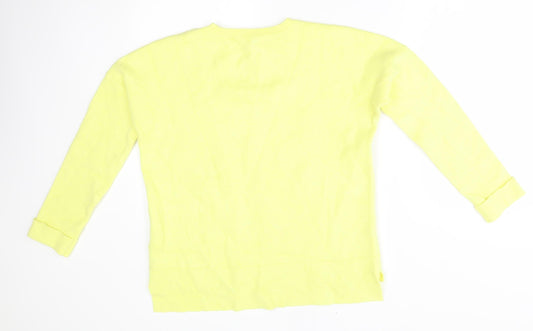 Womens UK Size 10 NEXT Yellow Pullover Jumper