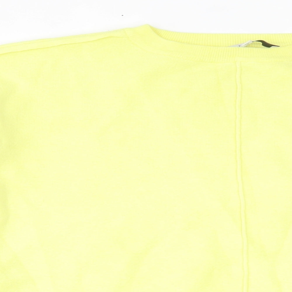 Womens UK Size 10 NEXT Yellow Pullover Jumper