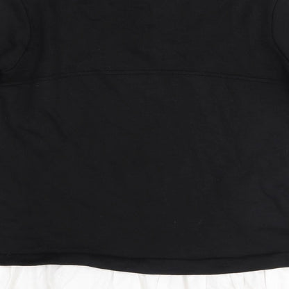 Womens UK Size S cameo rose Black Pullover Jumper