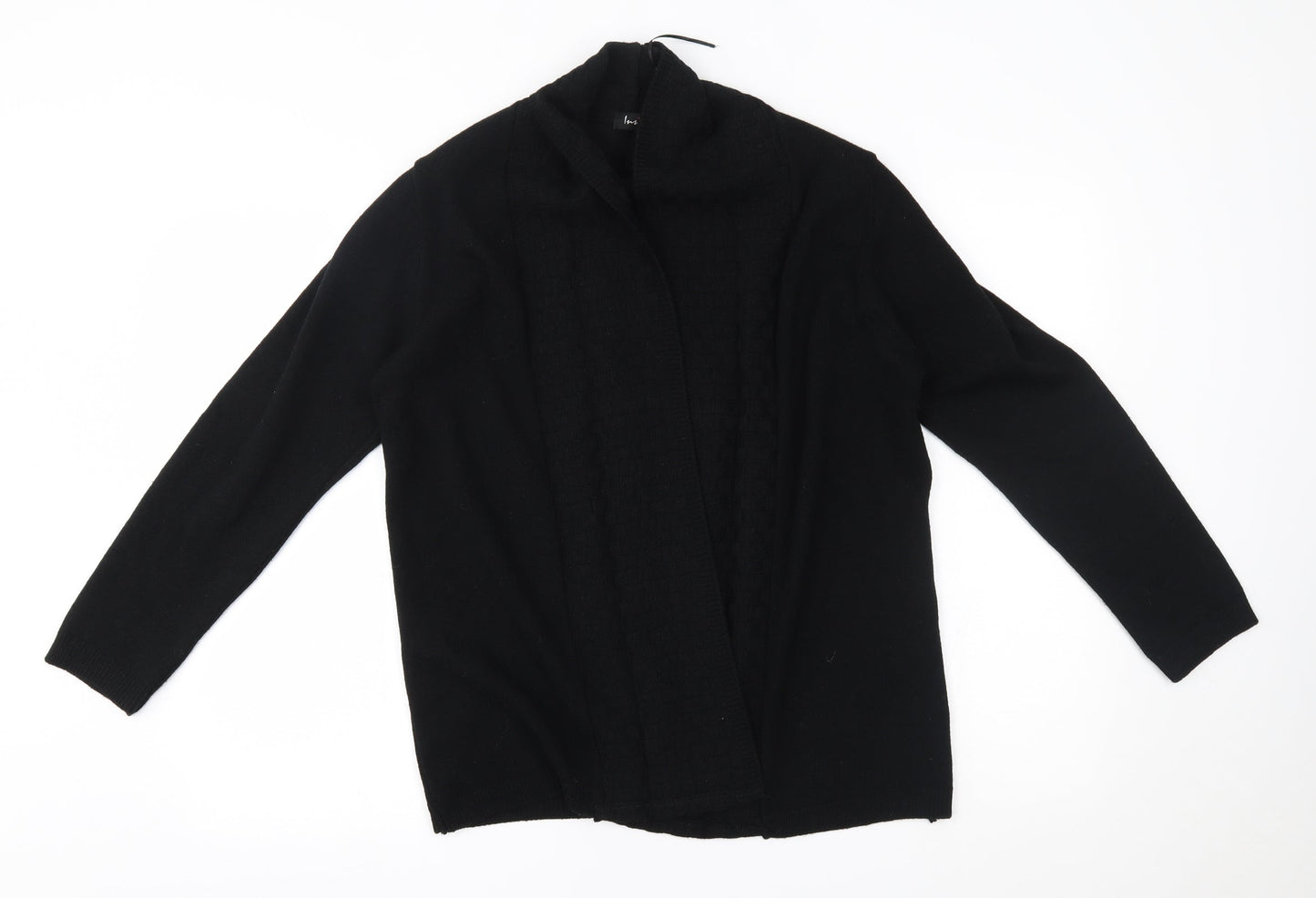 Womens UK Size M Insight Black Cardigan Jumper