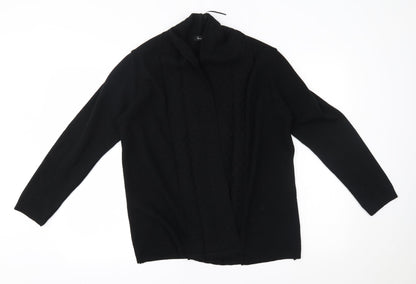 Womens UK Size M Insight Black Cardigan Jumper