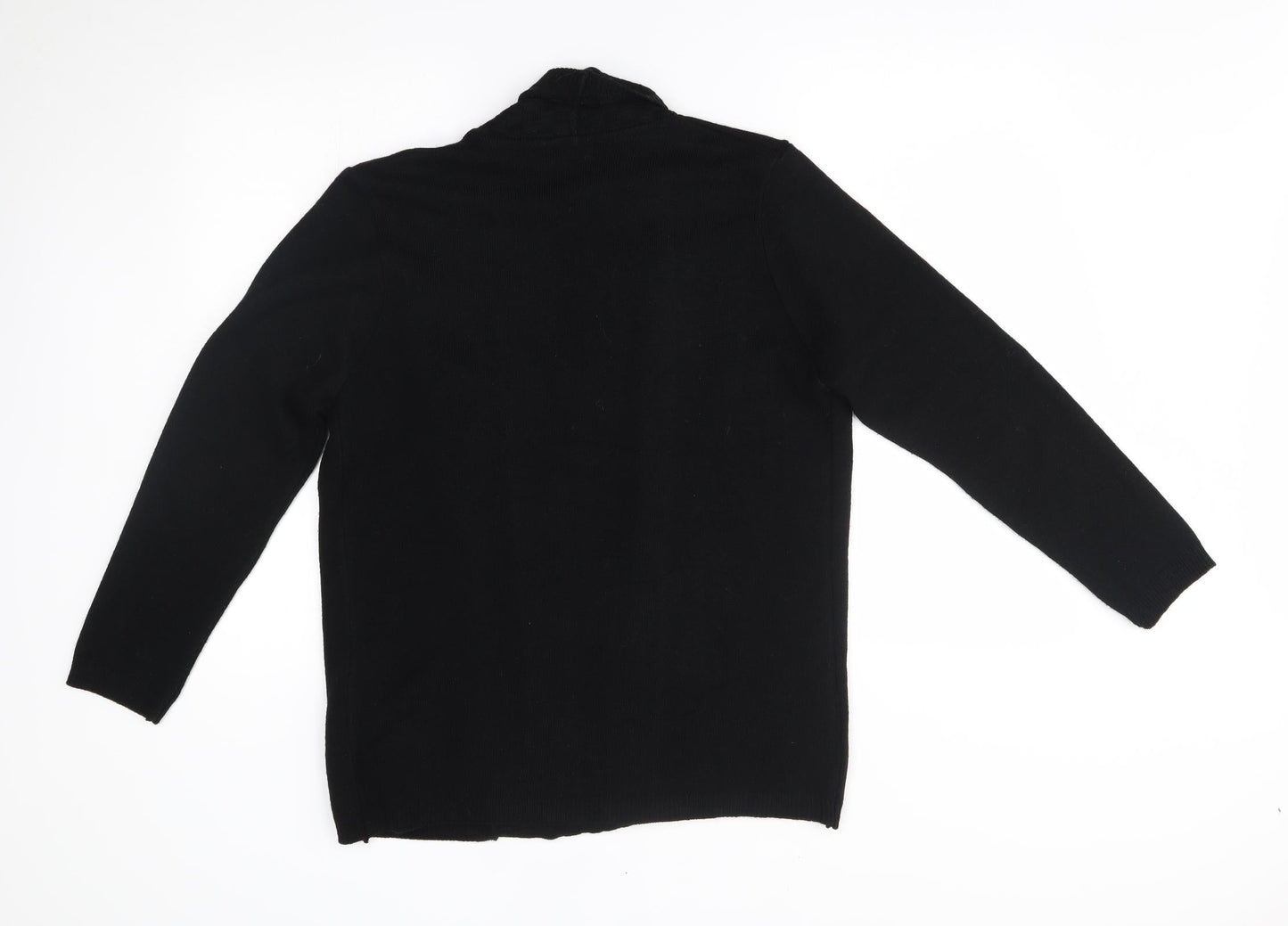 Womens UK Size M Insight Black Cardigan Jumper