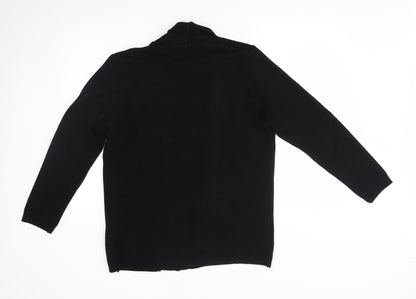 Womens UK Size M Insight Black Cardigan Jumper