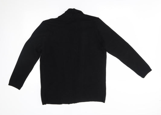 Womens UK Size M Insight Black Cardigan Jumper
