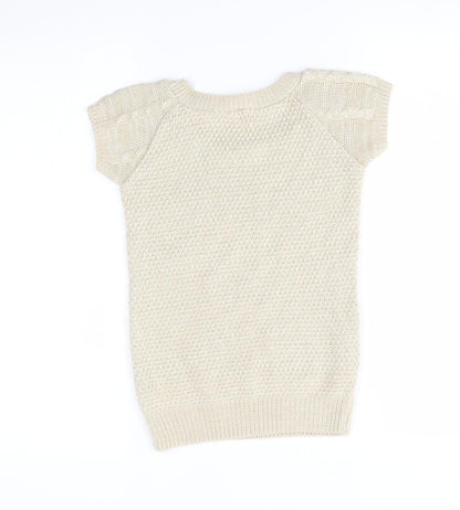 Tammy Girls Beige   Tunic Jumper Size 8-9 Years