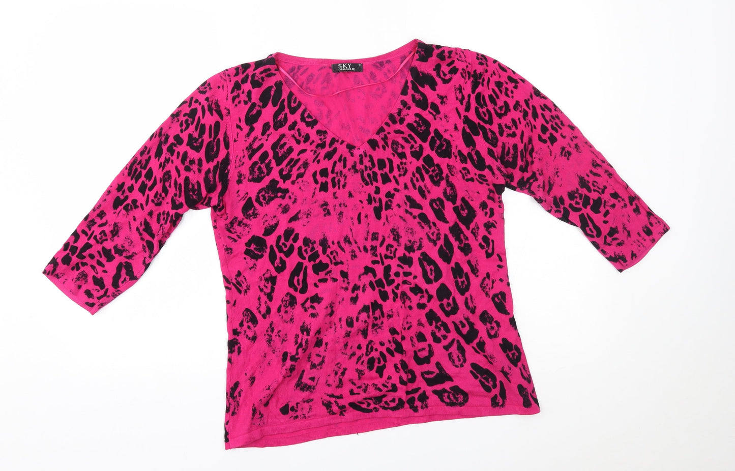 Womens UK Size 2 sky designs Pink Pullover Jumper
