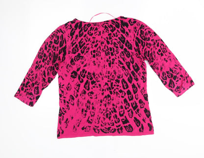 Womens UK Size 2 sky designs Pink Pullover Jumper