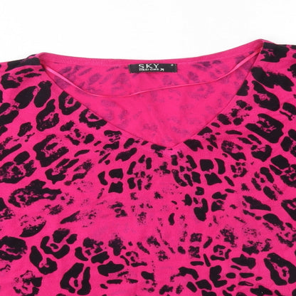 Womens UK Size 2 sky designs Pink Pullover Jumper