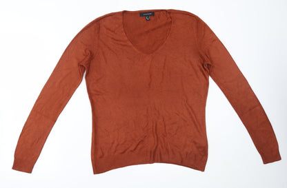 Womens UK Size 8 Atmosphere Brown Pullover Jumper
