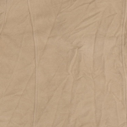 Womens UK Size One Size Preworn Beige Overcoat