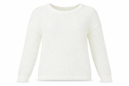 Womens UK Size S Peacocks White Pullover Jumper
