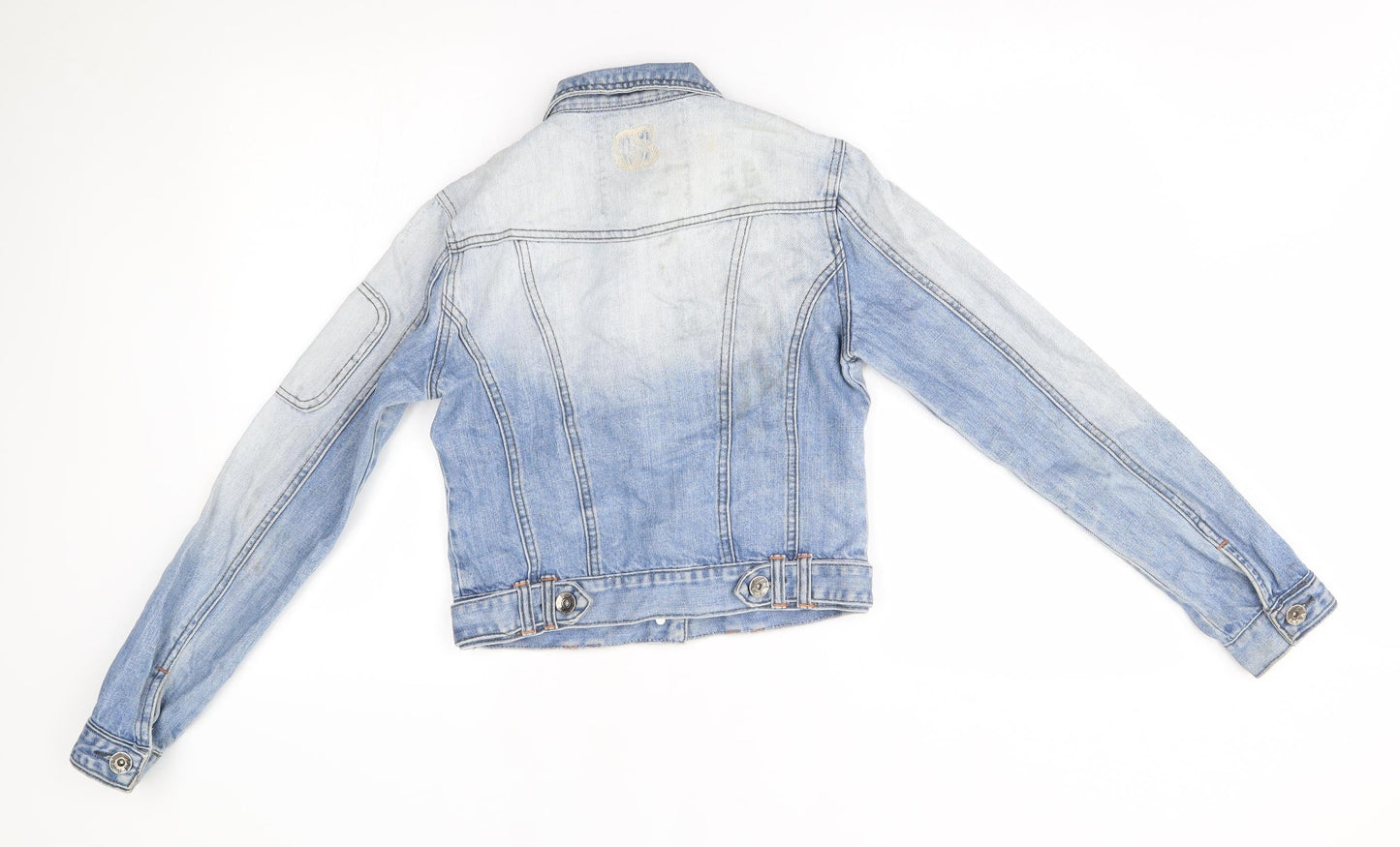 Womens UK Size 10 Crafted Blue Jacket