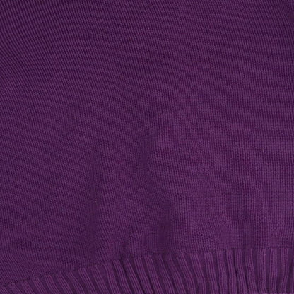 Womens UK Size M EWM Purple Full Zip Jumper