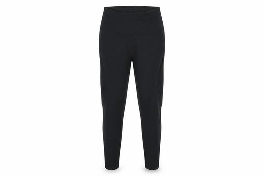 Front view of ASOS women’s black leggings, size UK 8, 29-inch leg