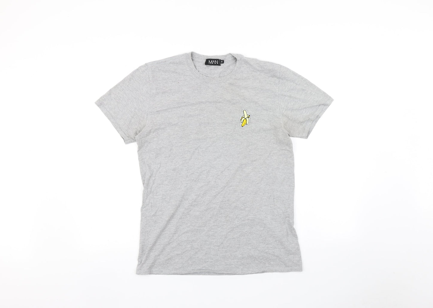 Boohoo Womens Grey   Basic T-Shirt Size M