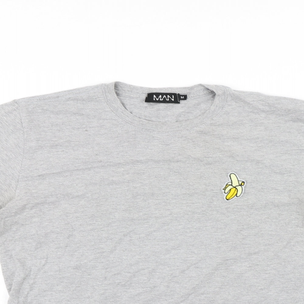 Boohoo Womens Grey   Basic T-Shirt Size M