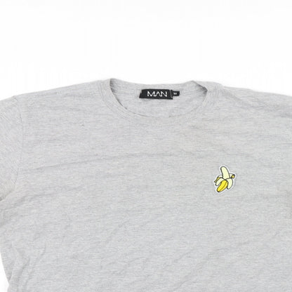 Boohoo Womens Grey   Basic T-Shirt Size M