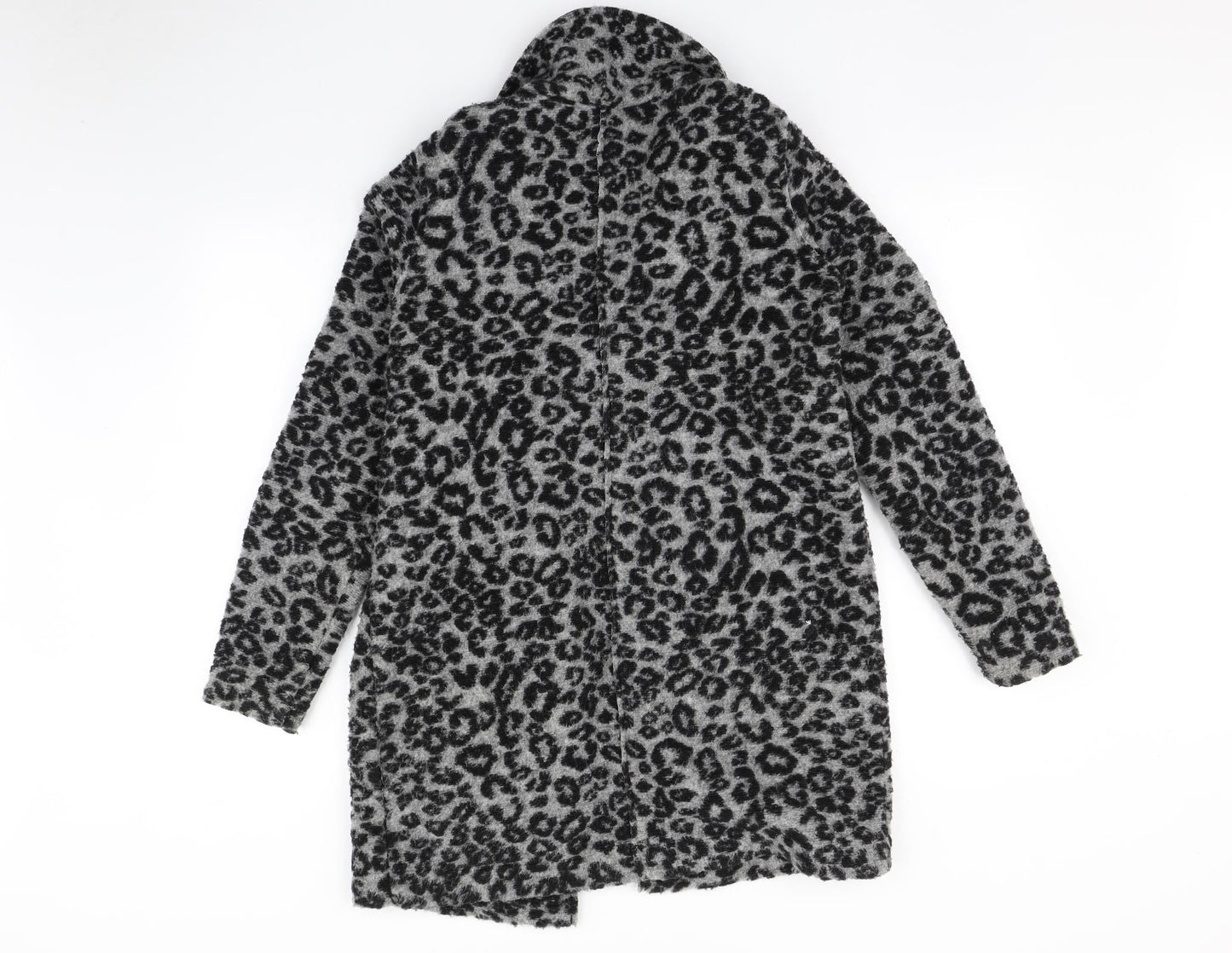 Womens UK Size 10 NEXT Grey Overcoat