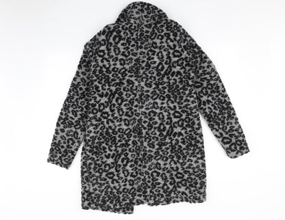 Womens UK Size 10 NEXT Grey Overcoat