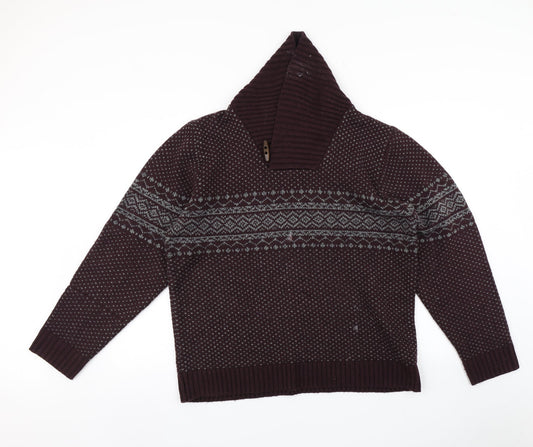 GEORGE  Mens Purple   Pullover Jumper Size L