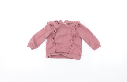 George Baby Pink   Pullover Jumper Size 9-12 Months