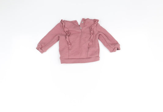 George Baby Pink   Pullover Jumper Size 9-12 Months