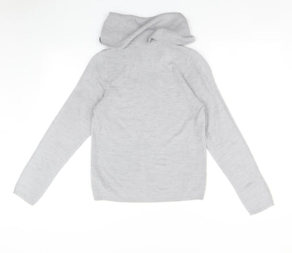 Womens UK Size 8 Marks and Spencer Grey Pullover Jumper