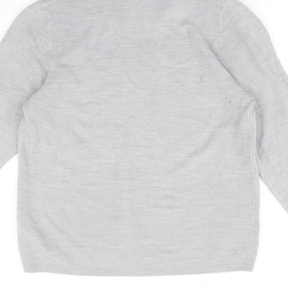 Womens UK Size 8 Marks and Spencer Grey Pullover Jumper