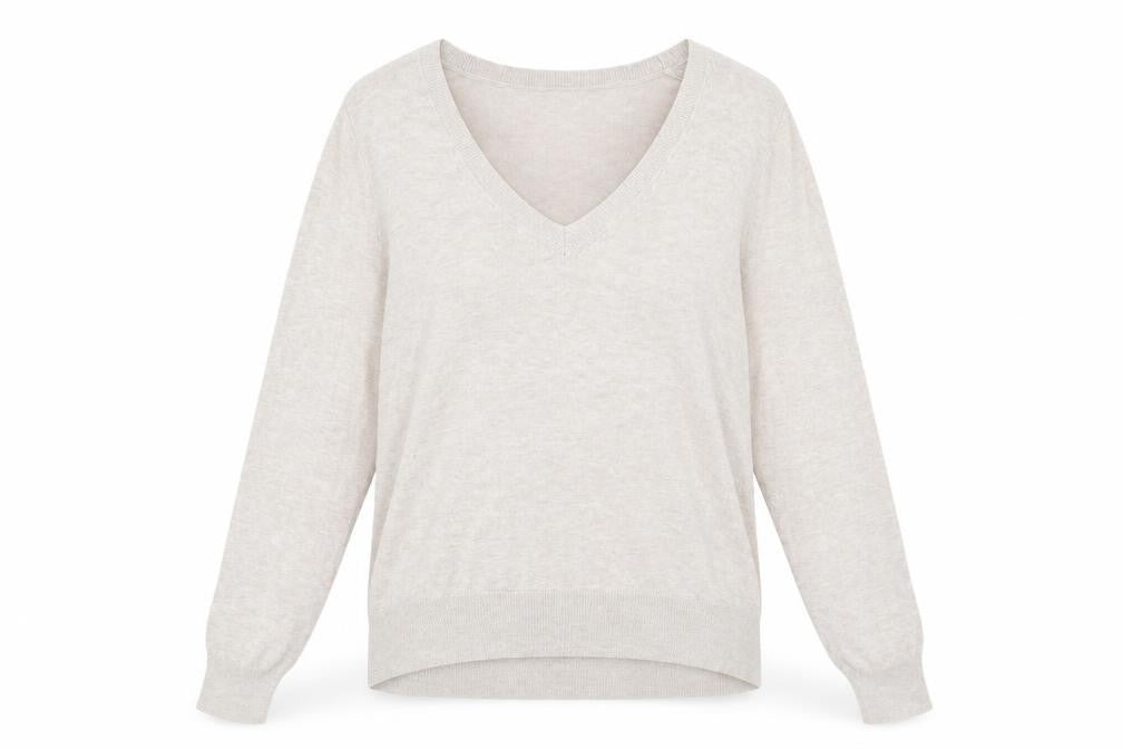 Womens UK Size M H&M Beige Pullover Jumper
