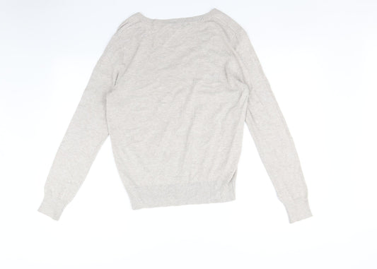 Womens UK Size M H&M Beige Pullover Jumper