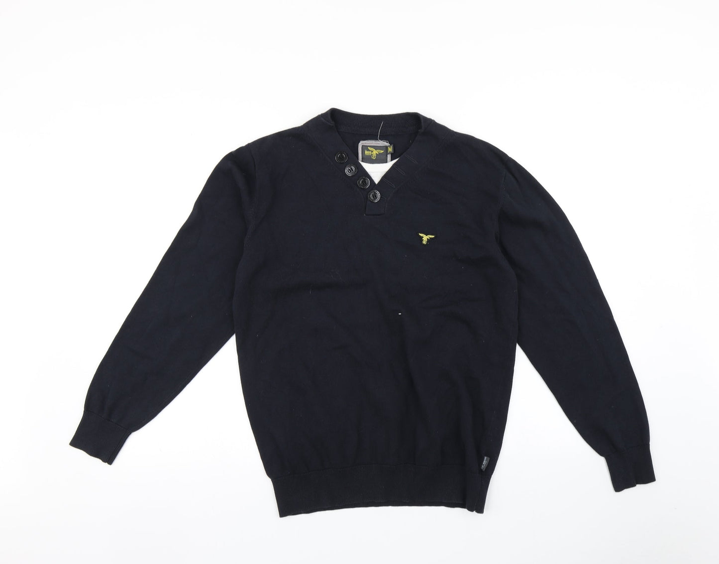 Le Breve Mens Blue   Pullover Jumper Size M